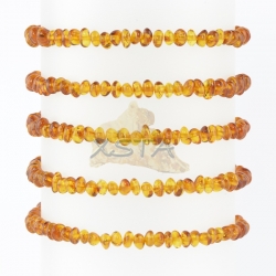 Cognac color Amber bracelet